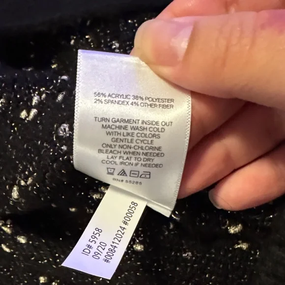 Express Black and White Tweed Blazer - Picture 4 of 5